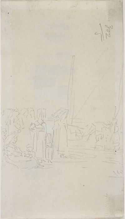 Femmes bretonnes sur la plage - Eugene Louis Boudin