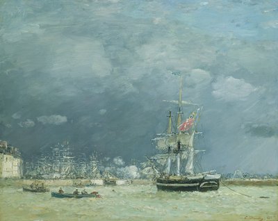 Soir, Le Havre, 1866 - Eugene Louis Boudin