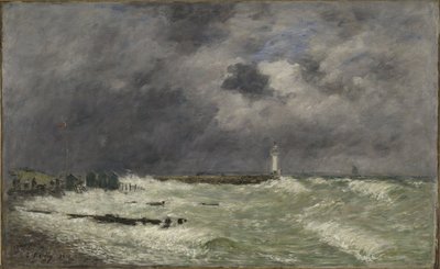 Coup de vent devant Frascati, Le Havre - Eugene Louis Boudin
