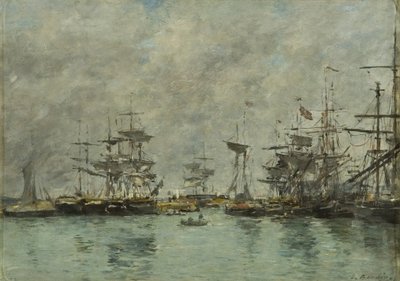 Scène de port - Eugene Louis Boudin