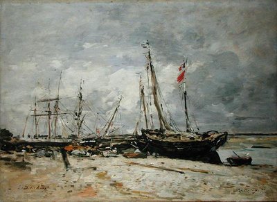 Le Crotoy - Eugene Louis Boudin