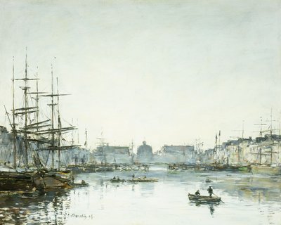 Le Havre, Le Bassin du Commerce, 1894 - Eugene Louis Boudin