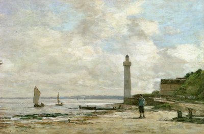 Phare à Honfleur, 1864-66 - Eugene Louis Boudin