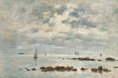 Marée basse, Saint Vaast la Hougue, 1892 - Eugene Louis Boudin