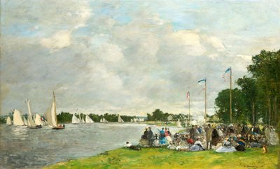 Régates à Argenteuil, 1866 - Eugene Louis Boudin