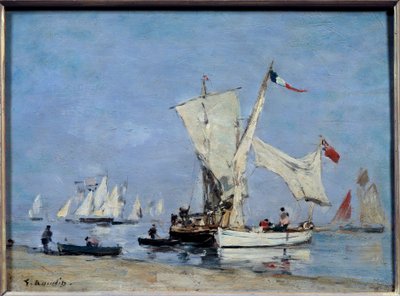 Voiliers - Eugene Louis Boudin