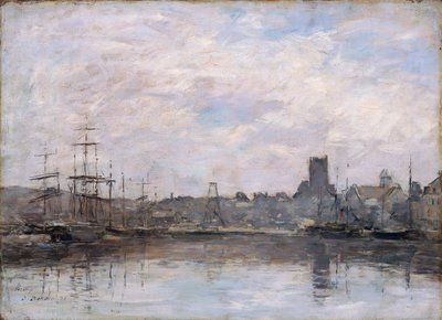 Matin de septembre : Port de Fécamp, 1880 - Eugene Louis Boudin