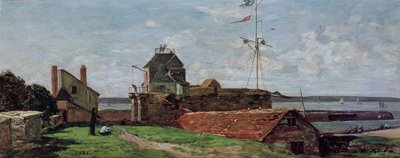 La tour François Ier au Havre, 1852 - Eugene Louis Boudin