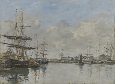 Le port du Havre, vers 1885-90 - Eugene Louis Boudin