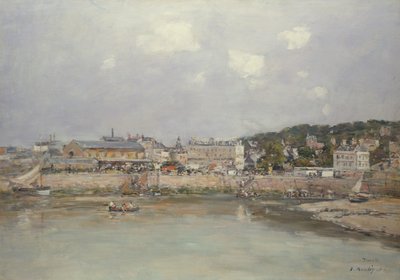 Le Port de Trouville, 1884 - Eugene Louis Boudin