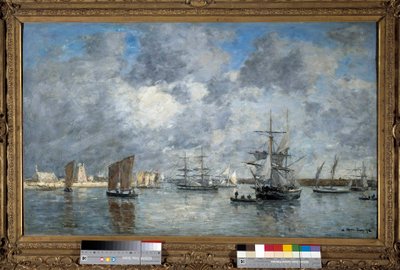 Le Port de Carnaret. Peinture d