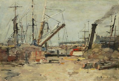 Les Chalutiers - Eugene Louis Boudin
