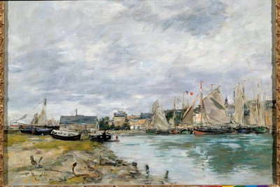 Le port de Trouville - Eugene Louis Boudin