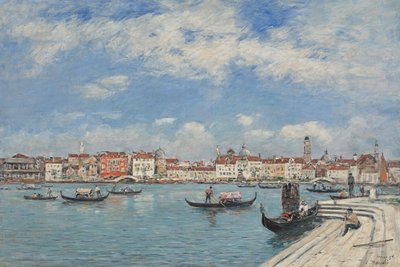 Venise, vue prise de San Giorgio - Eugene Louis Boudin