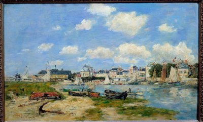Vue de la plage de Trouville - Eugene Louis Boudin