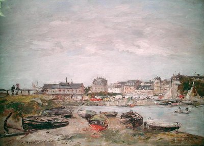 Vue du port, Trouville - Eugene Louis Boudin