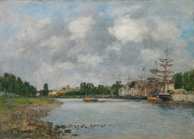 Vue du port de Saint-Valéry-sur-Somme, 1891 - Eugene Louis Boudin