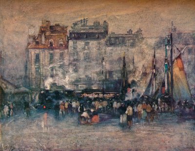 Le Départ du Train de Marine, vers 1907 - Eugene Louis Gillot