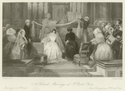Un mariage français à Saint-Roch - Eugene Louis Lami