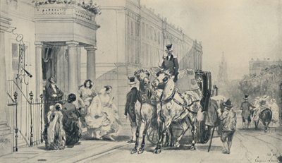 À Eaton Square - Eugene Louis Lami
