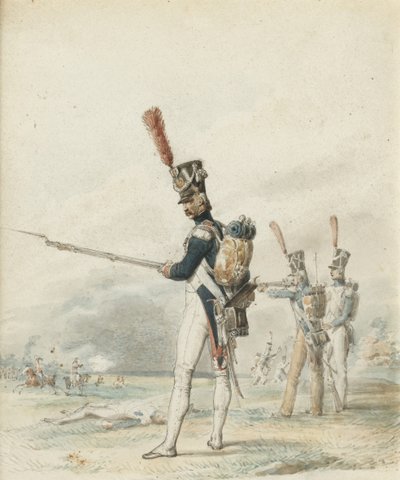 Infanterie de la Jeune Garde en 1812 - Eugene Louis Lami