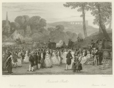 Bal des paysans - Eugene Louis Lami