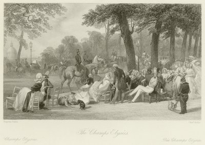 Les Champs-Élysées - Eugene Louis Lami