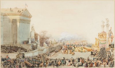 La translation des cendres de Napoléon : 15 décembre 1840 - Eugene Louis Lami