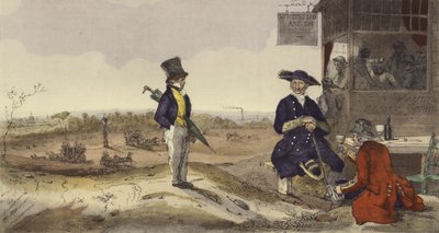Approches de Londres - Eugene Louis after Lami