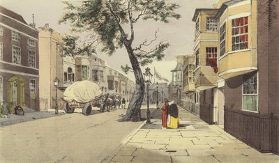 Une petite ville de province - Eugene Louis after Lami