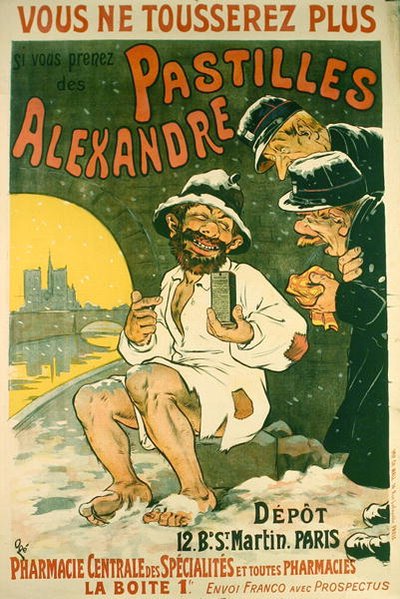 Affiche publicitaire pour 