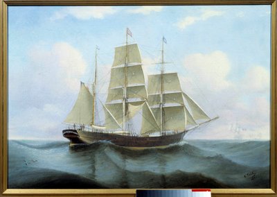Le mansart, long mail fecampois. Peinture d