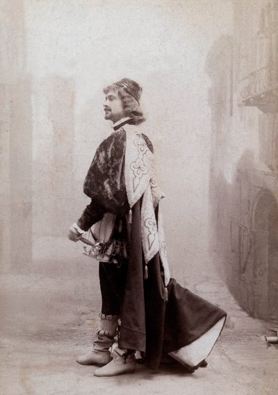 Comédien français Dauvillier, vers 1900, photo par Eugène Pirou - Eugene Pirou