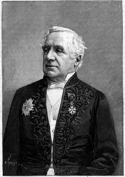 Portrait du Baron Félix Hippolyte Larrey (1808-1895), chirurgien français, membre de l
