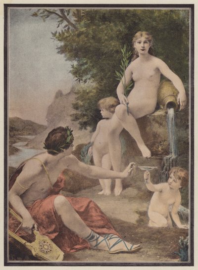 Le poète et la fontaine - Eugene Romain Thirion