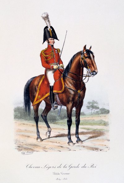 Chevau-Légers de la Garde du Roi, Petite Tenue, 1814-15 - Eugene Titeux