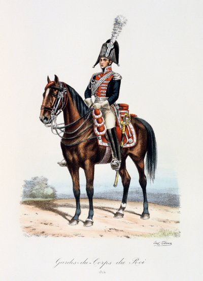 Gardes-du-Corps du Roi, 1814 - Eugene Titeux