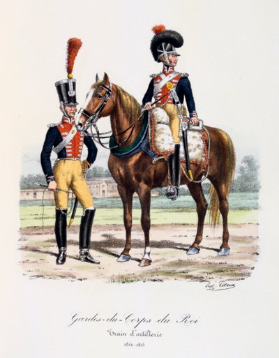 Gardes-du-Corps de Roi, Train d