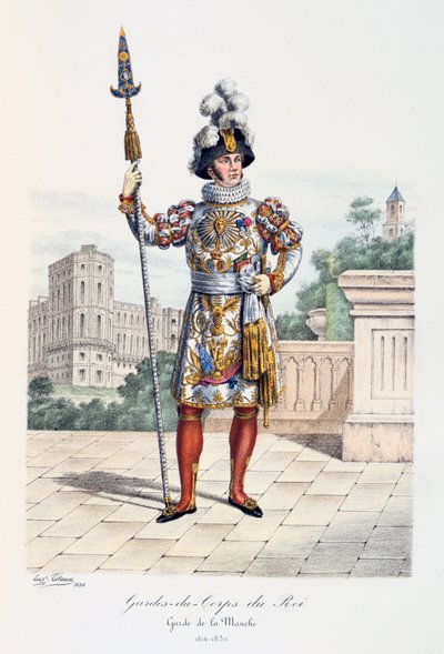 Gardes-du-Corps du Roi, Garde de la Manche, 1814-30 - Eugene Titeux