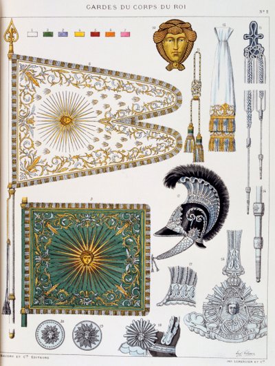 Gardes-du-Corps du Roi, Insigne - Eugene Titeux