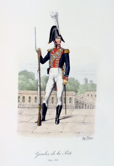 Gardes de la Porte, 1814-15 - Eugene Titeux