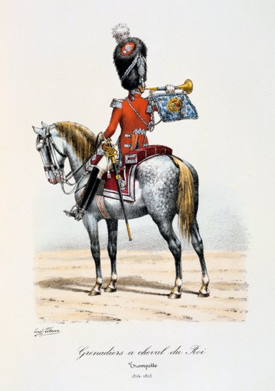 Grenadiers à Cheval du Roi, Trompette, 1814-15 - Eugene Titeux