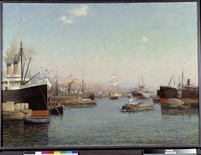 Le port de la Joliette - Eugene de Barberis