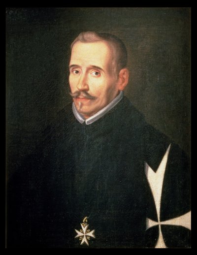 Portrait de Lope Felix de Vega Carpio (1562-1635) c.1630 - Eugenio (attr. to) Caxes