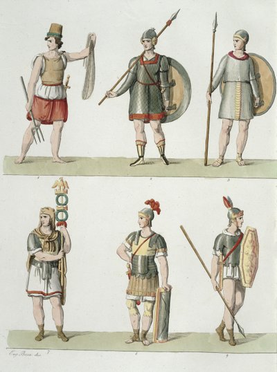 Soldats romains (détail) - Eugenio Bosa
