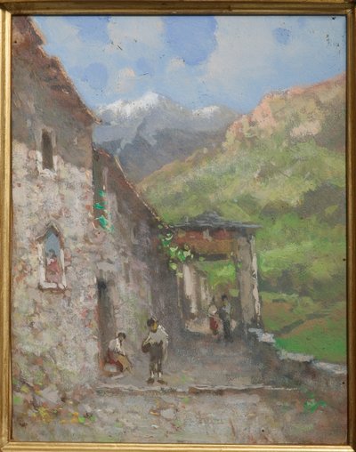 Village alpin - Eugenio Gignous