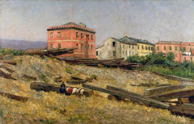 Maisons dans les Apennins liguriens - Eugenio Gignous