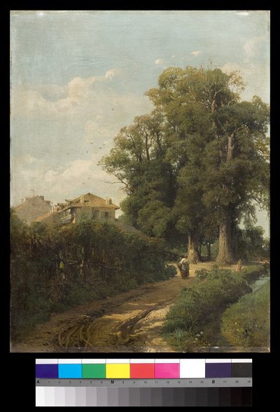 Les environs de Milan des Lavandières à Magolfa - Eugenio Gignous