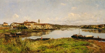 Vue de Sesto Circalende, c.1885 - Eugenio Gignous