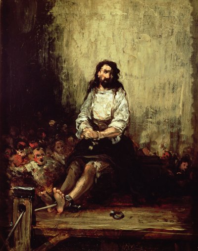 La Victime de la Torture - Eugenio Lucas Velázquez